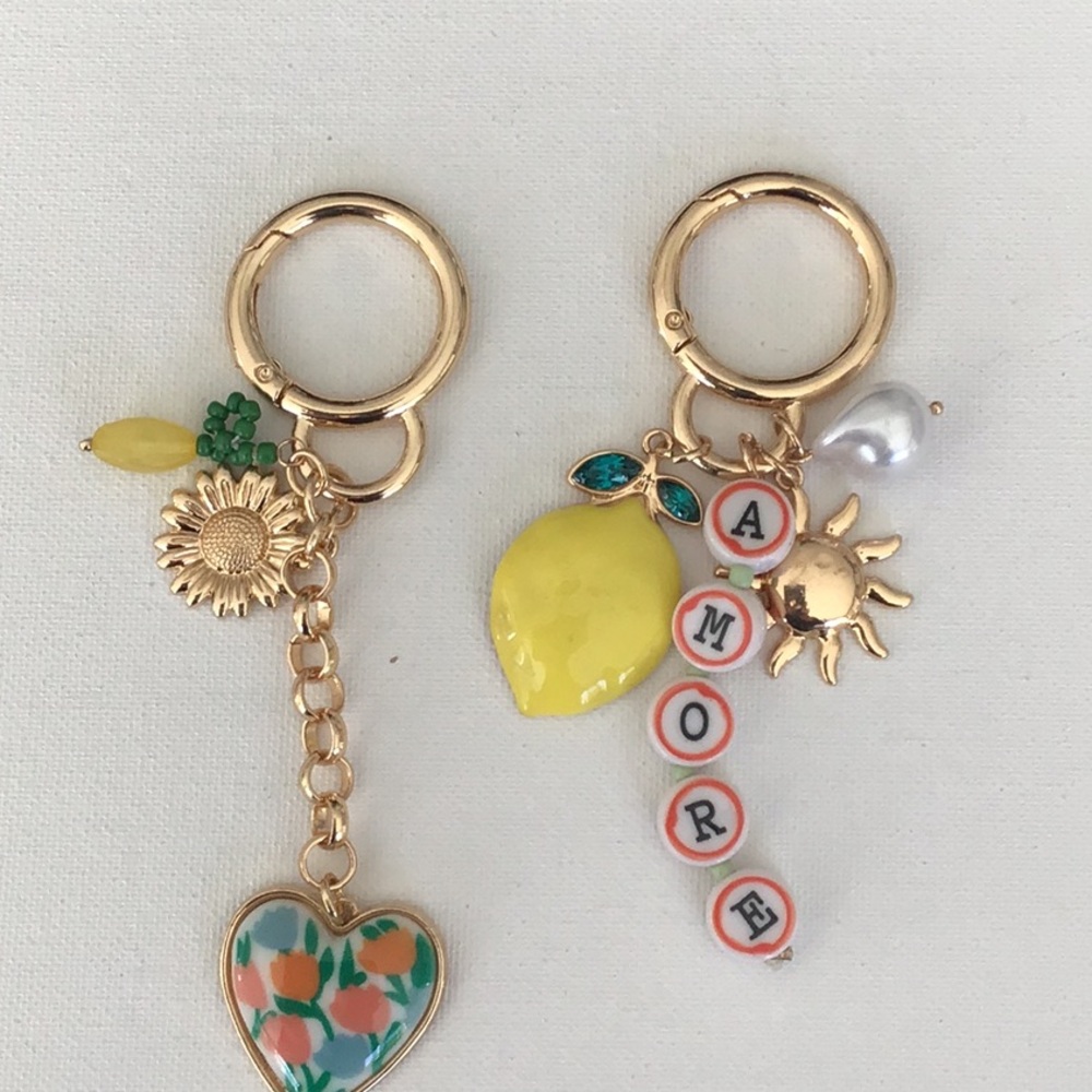 Set of 2 Gold Bag Charms